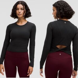 Lululemon All it Takes Back-Twist long sleeve shirt